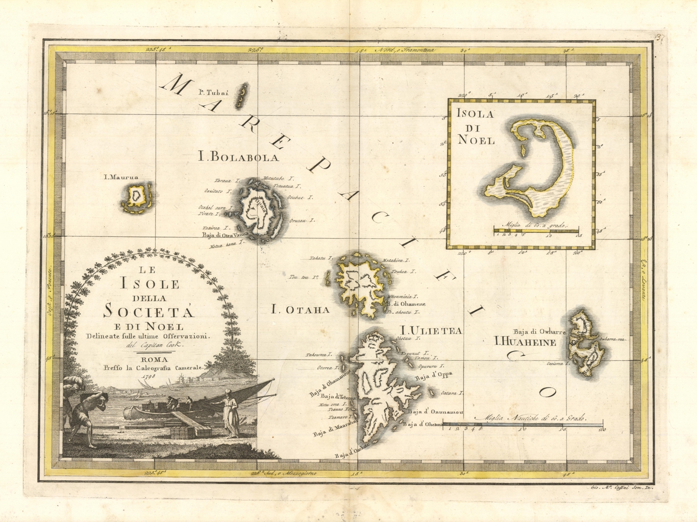 Le Isole della Società e di Noel delineate sulle ultime …
