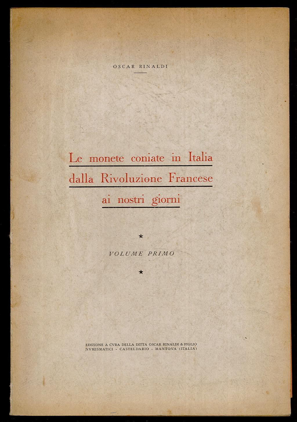 Le monete coniate in Italia dalla Rivoluzione Francese ai nostri …