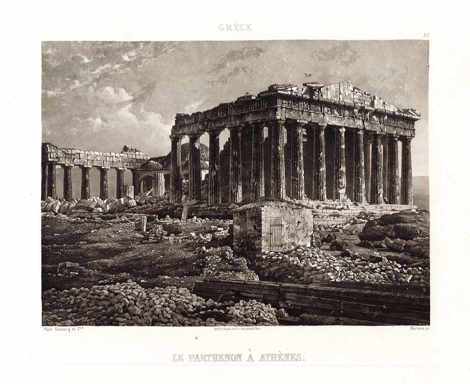 Le Parthénon, à Athènes