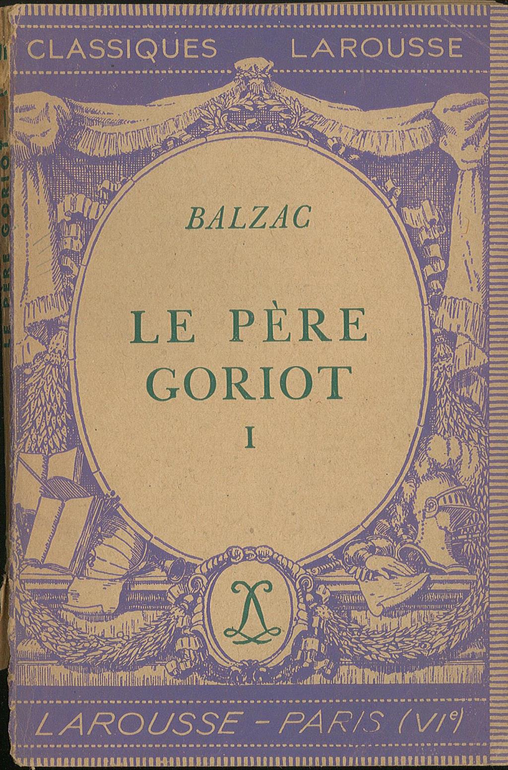 Le pere goriot I