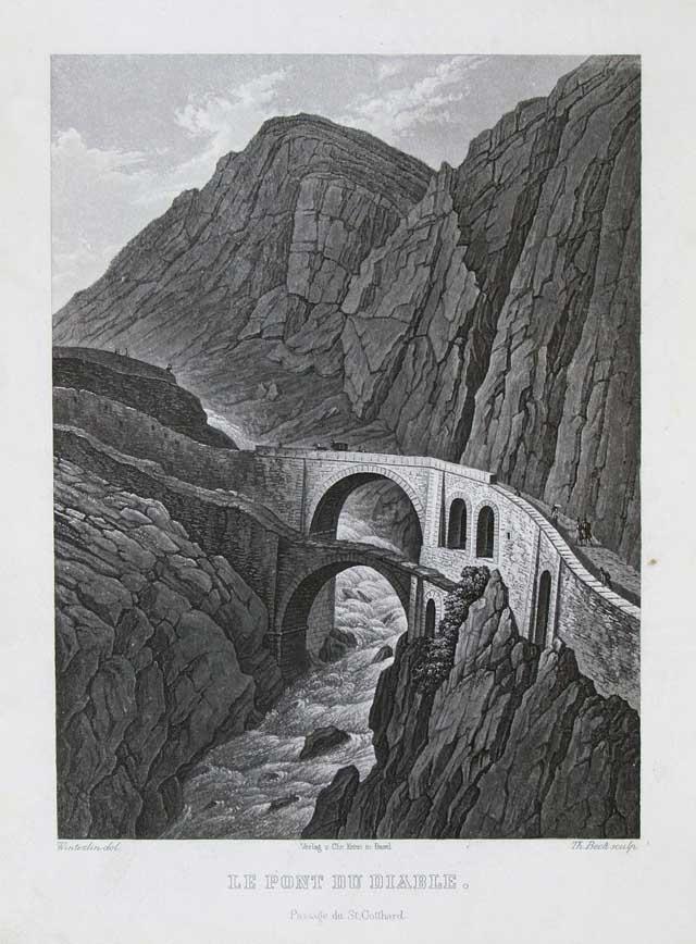 Le pont du Diable - Passage du St. Gotthard