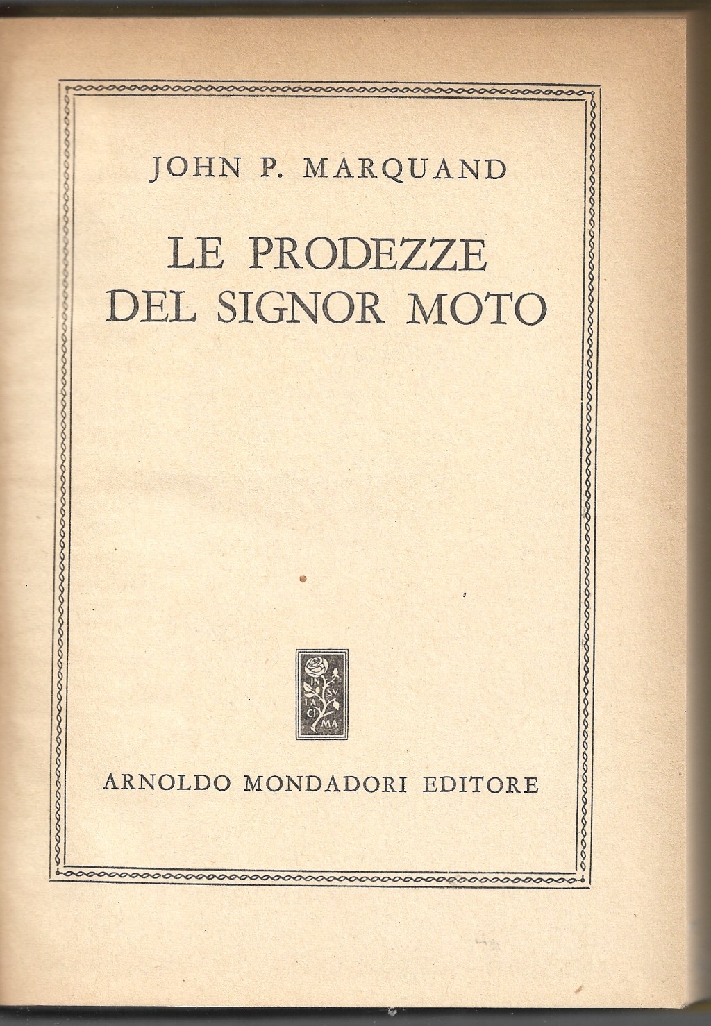 Le prodezze del Signor Moto