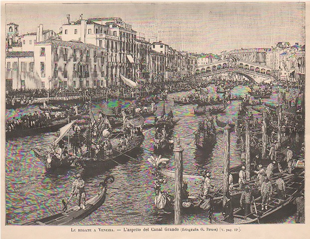 Le regate a Venezia - L’aspetto del Canal Grande