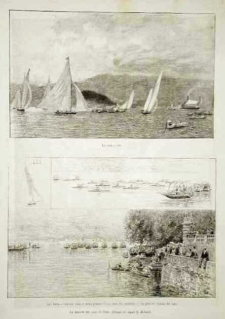 Le regate sul lago di Como