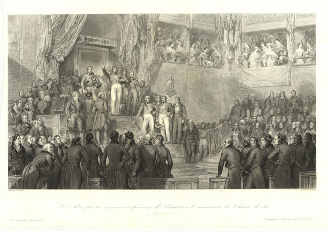 Le Roi prete serment en presence des Chambres, de maintenir …