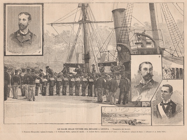 Le salme delle vittime del Benadir a Genova - Trasporto …