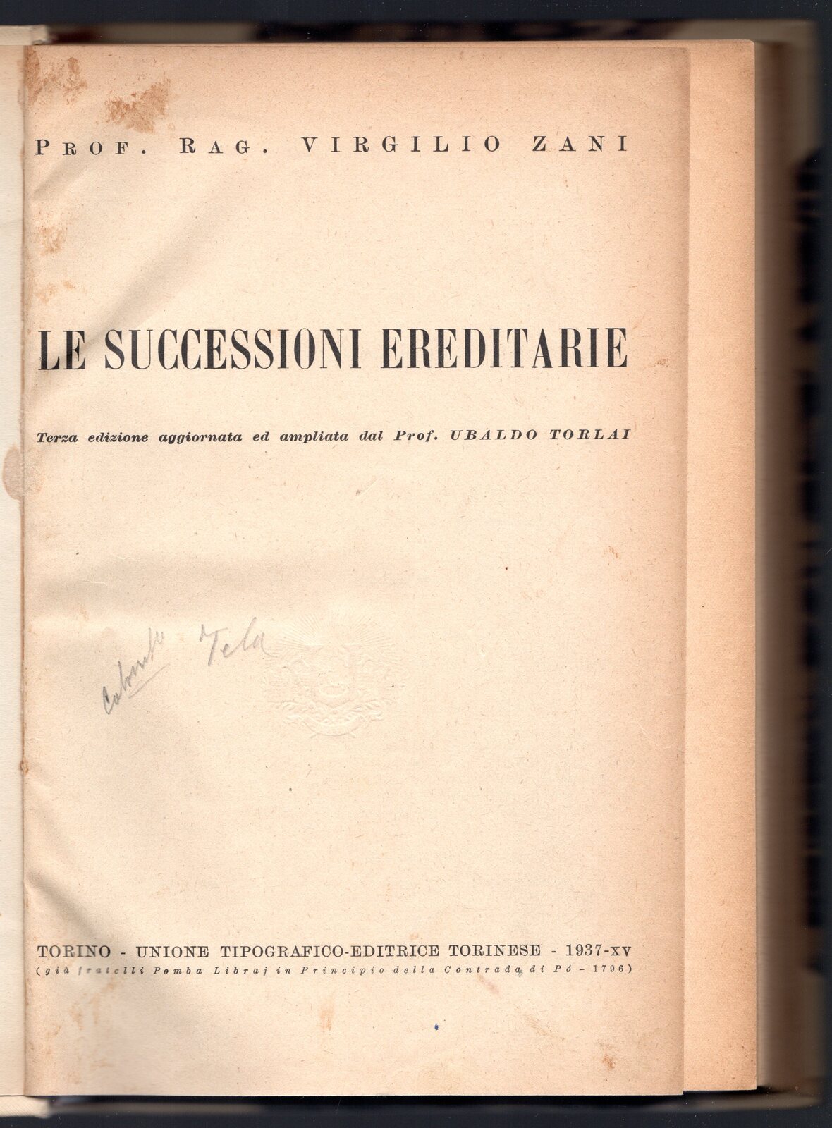 Le successioni ereditarie