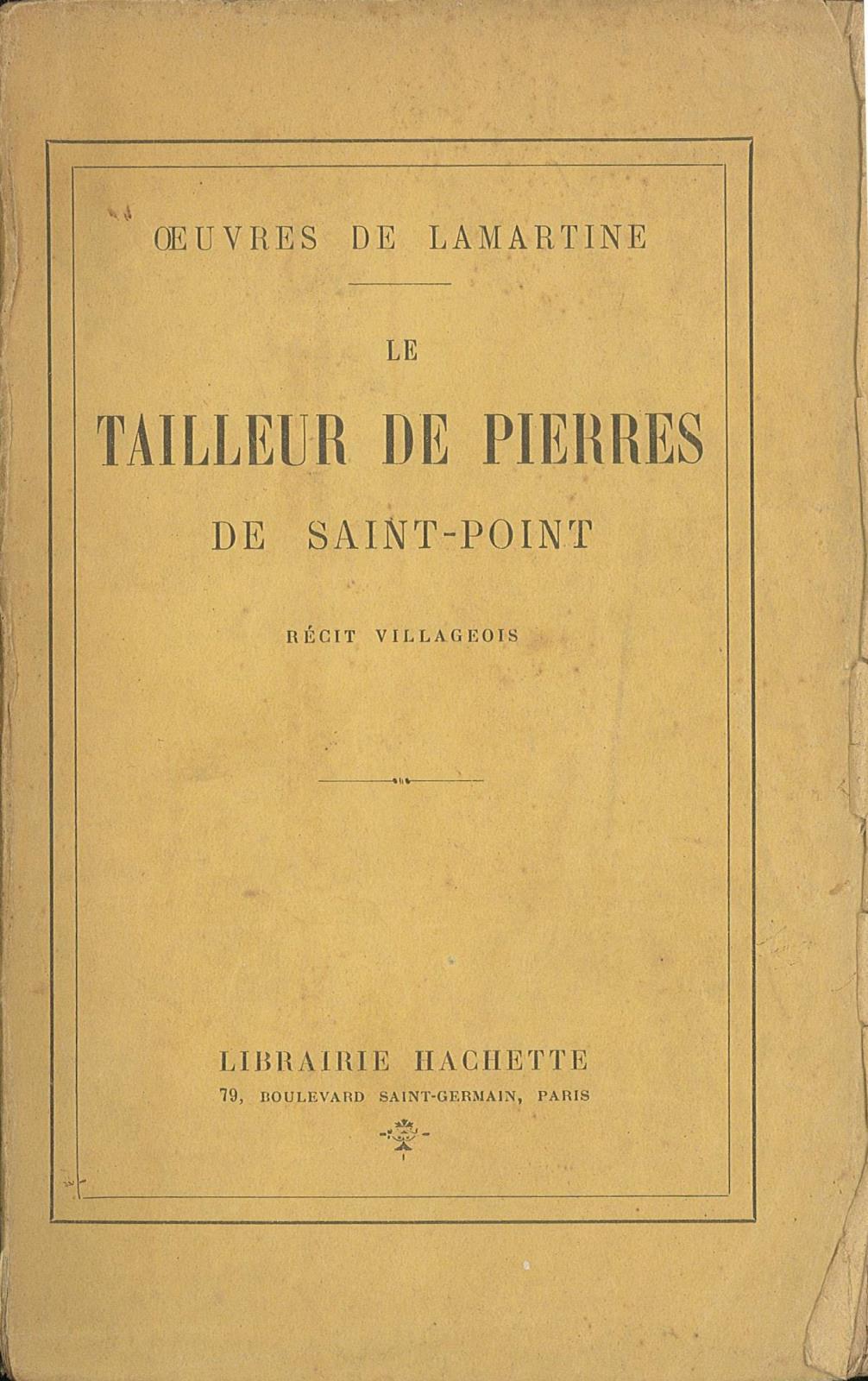 Le tailleur de Pierres de Saint-Point