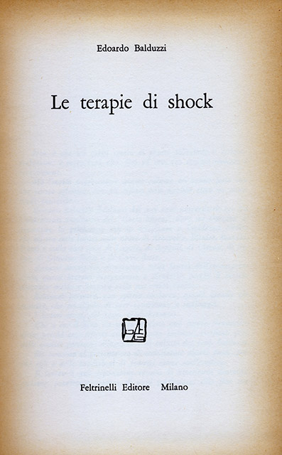Le terapie di shock