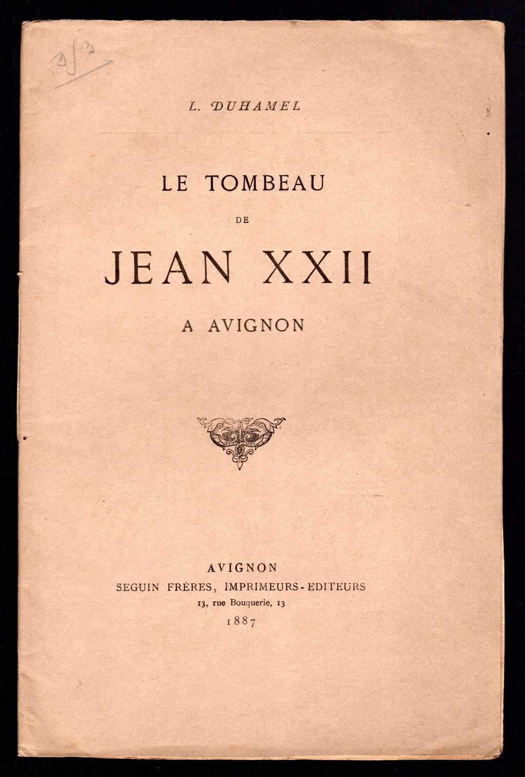 Le tombeau de Jean XXII a Avignon