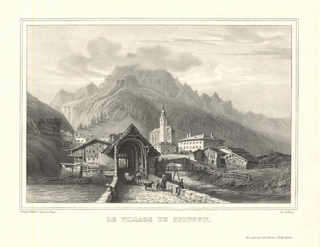 Le village de Splugen