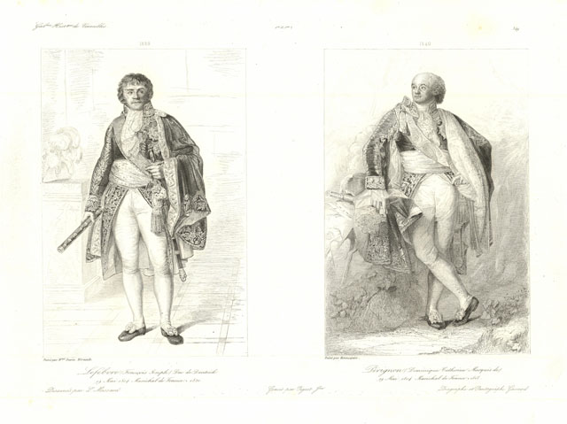 Lefbvre (Francois Joseph) Duc de Dantzick 19 mai 1804, maréchal …