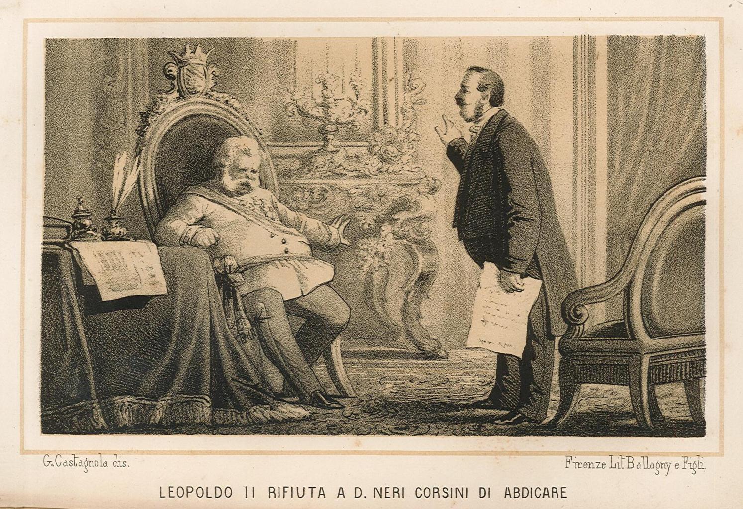 Leopoldo II rifiuta a D. Neri Corsini di abdicare
