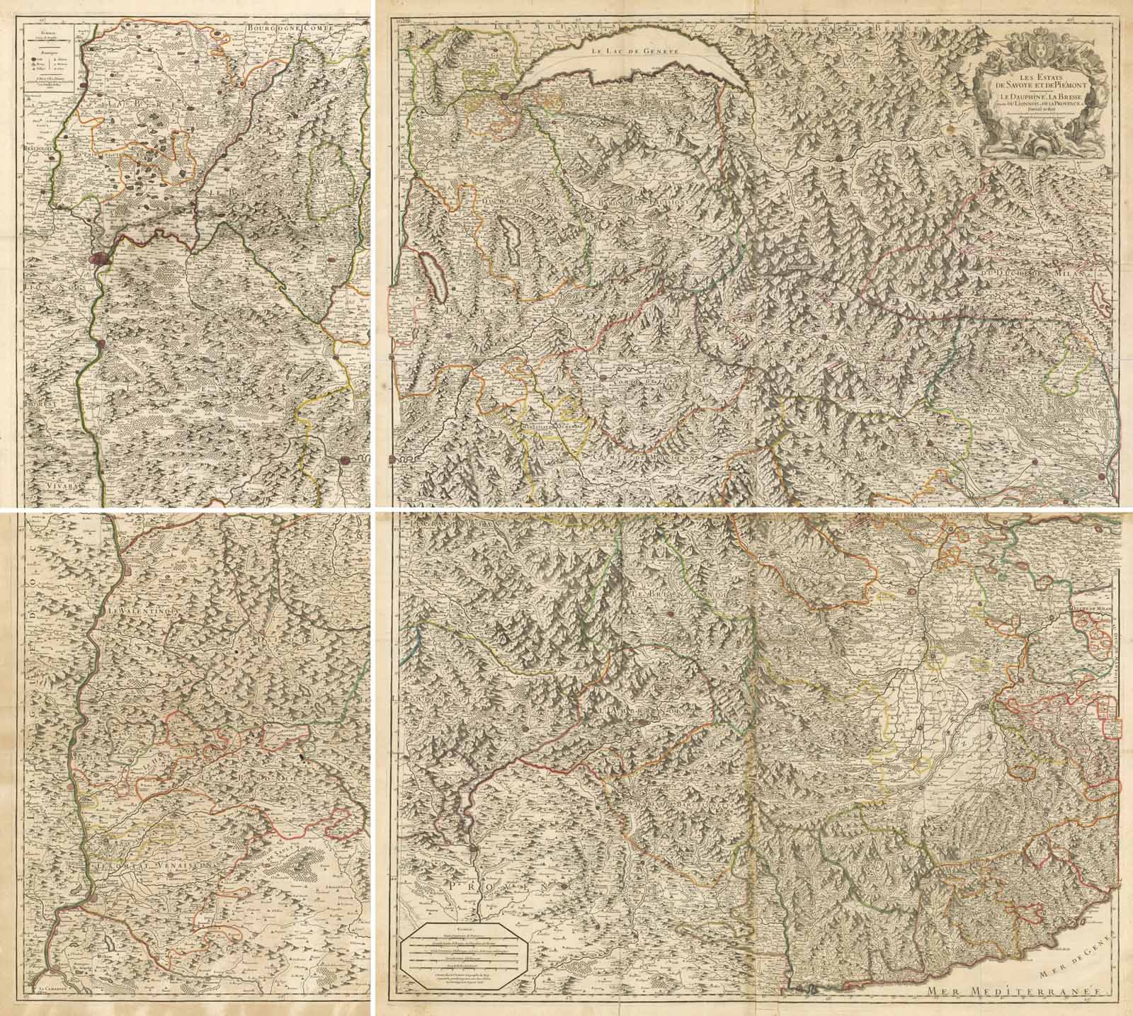 Les Estats de Savoye et de Piémont - Le Douphiné, …