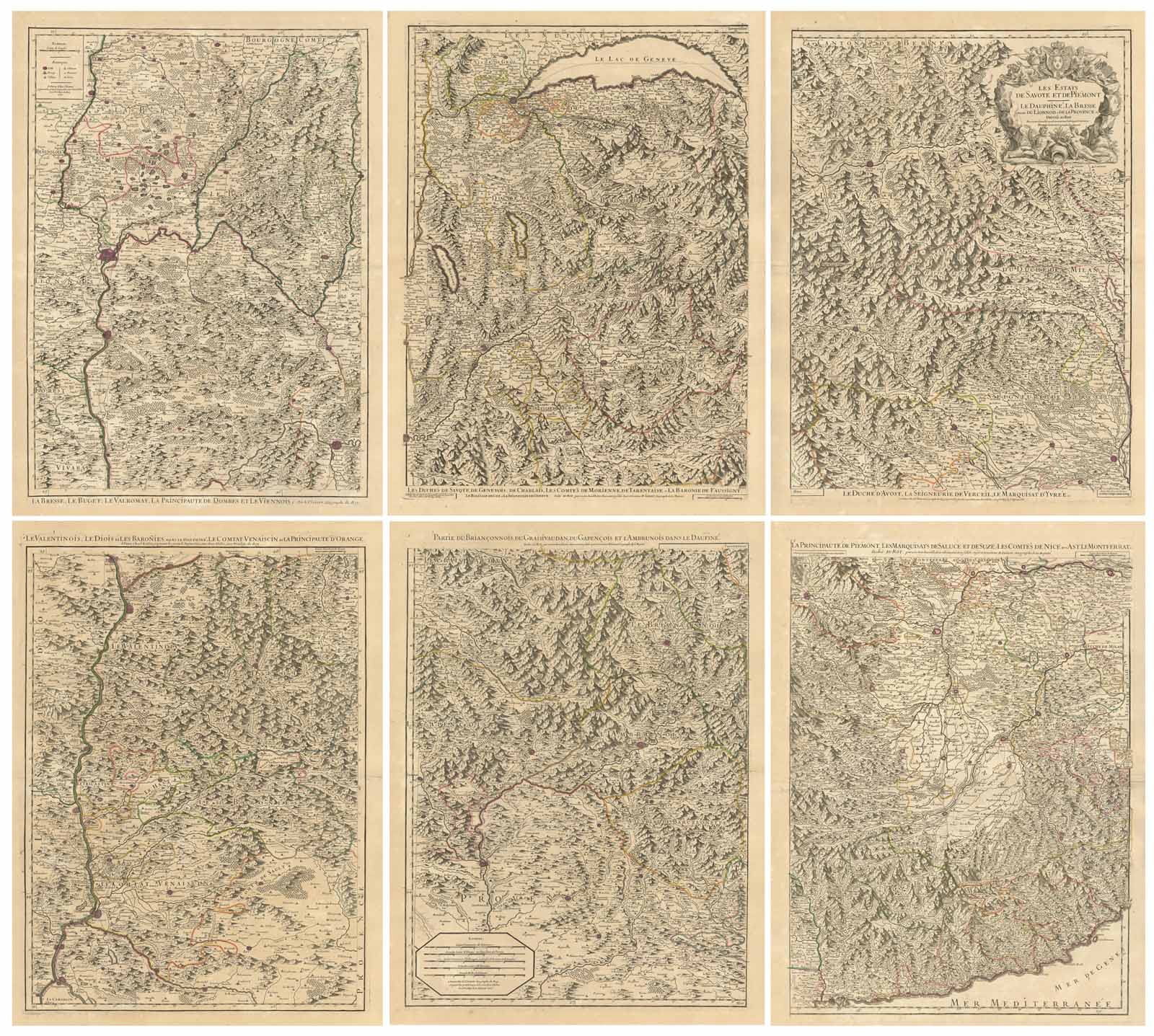 Les Estats de Savoye et de Piémont - Le Douphiné, …