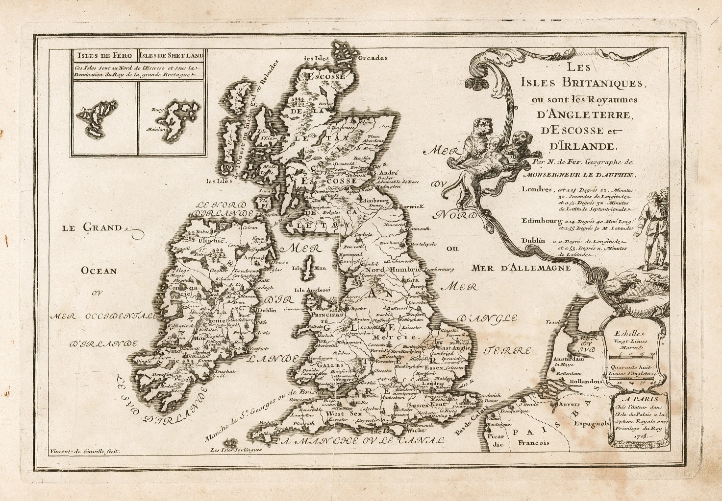 Les Isles Britanique ou sont les Royaumes d'Angleterre d'Escosse et …