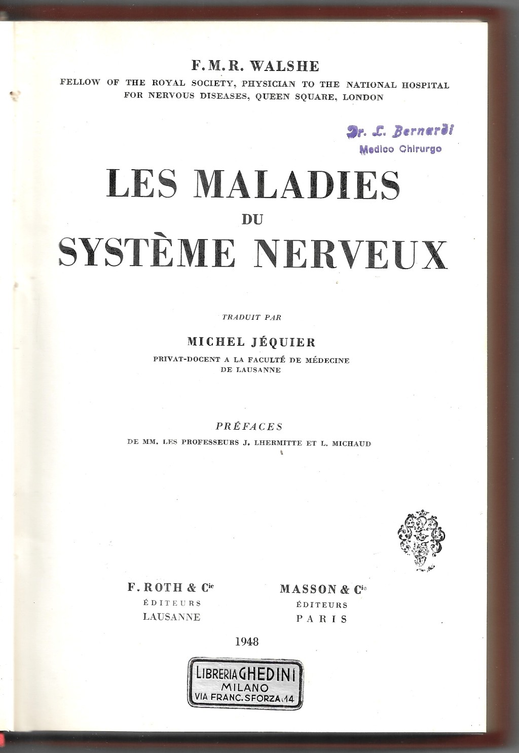Les maladies du système nerveux