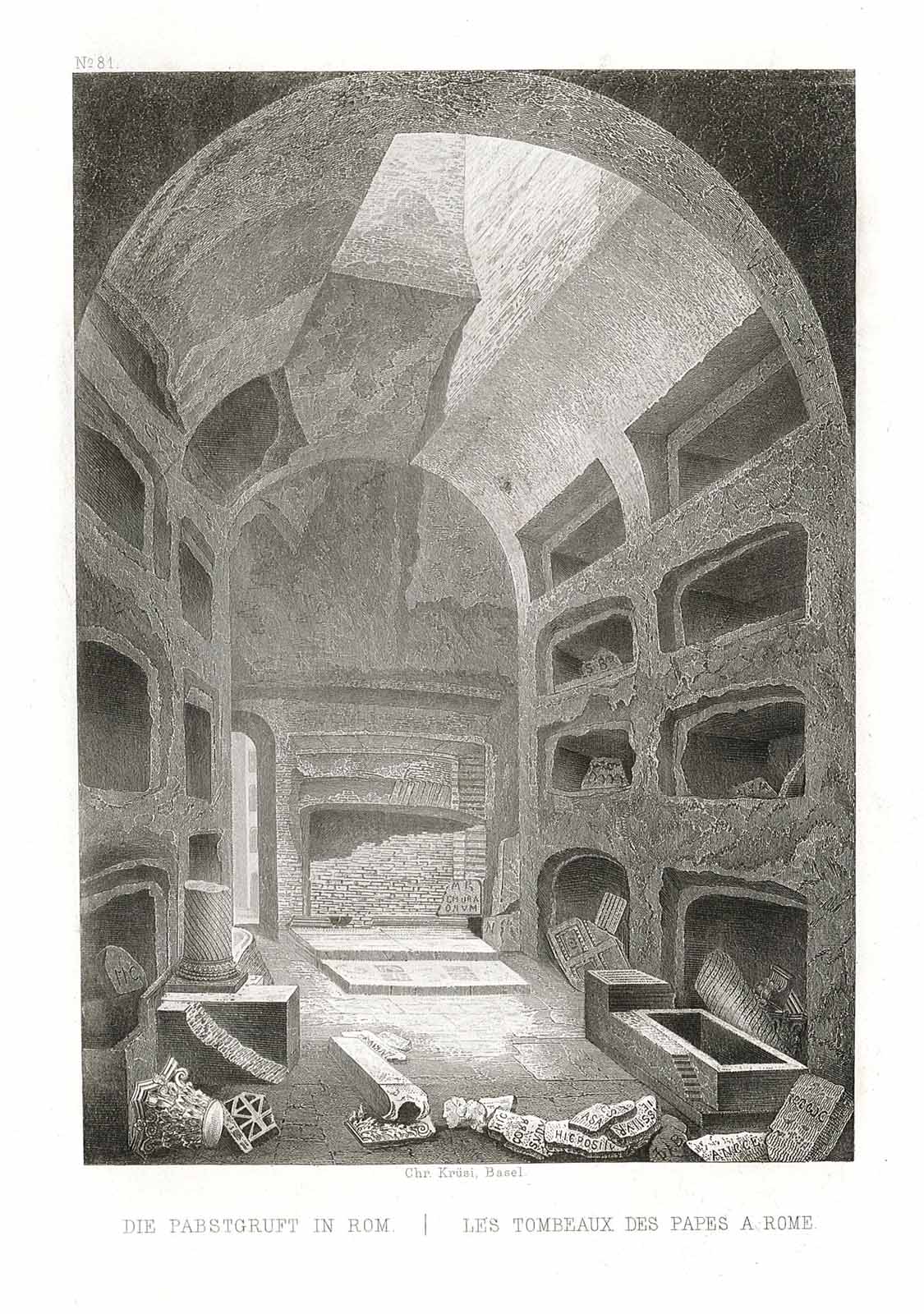 Les Tombeaux des Papes a Rome