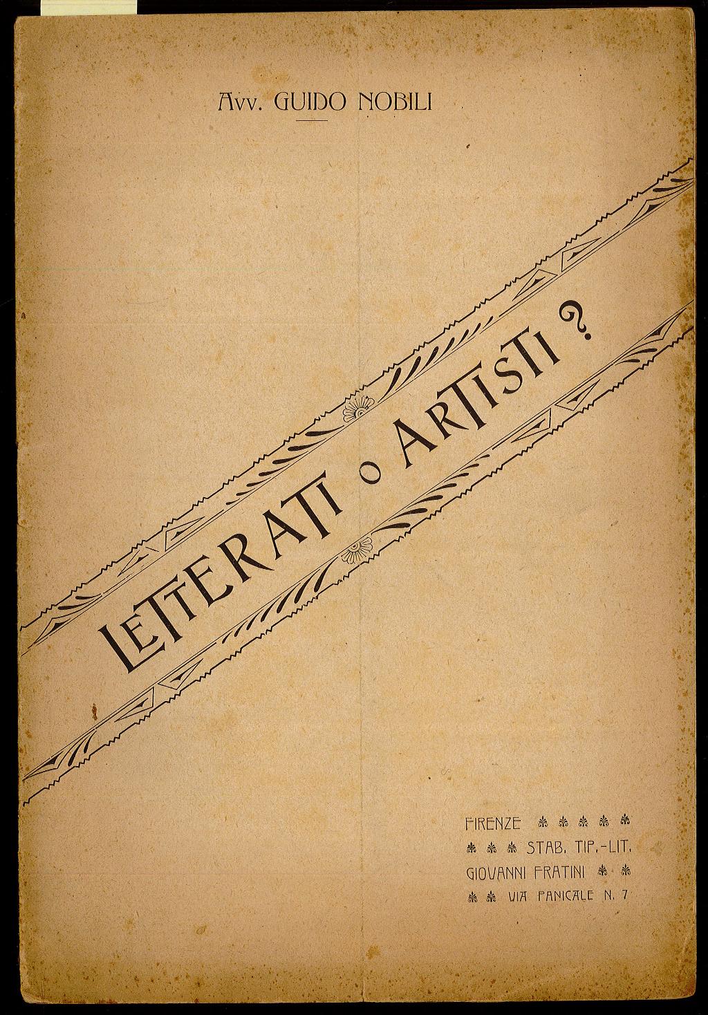 Letterati o artisti?