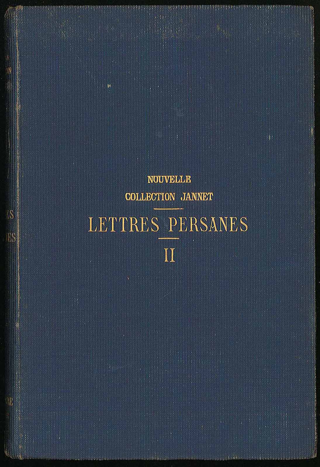 Lettres Persanes Tome II
