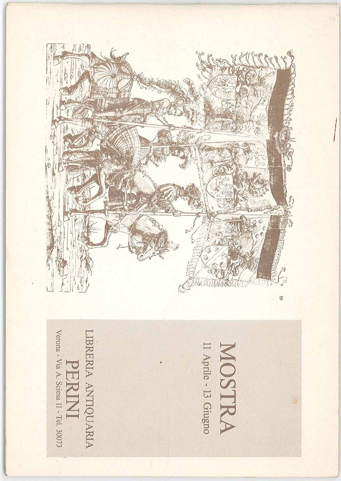 Libreria Antiquaria Perini Mostra 11 Aprile-1 Giugno