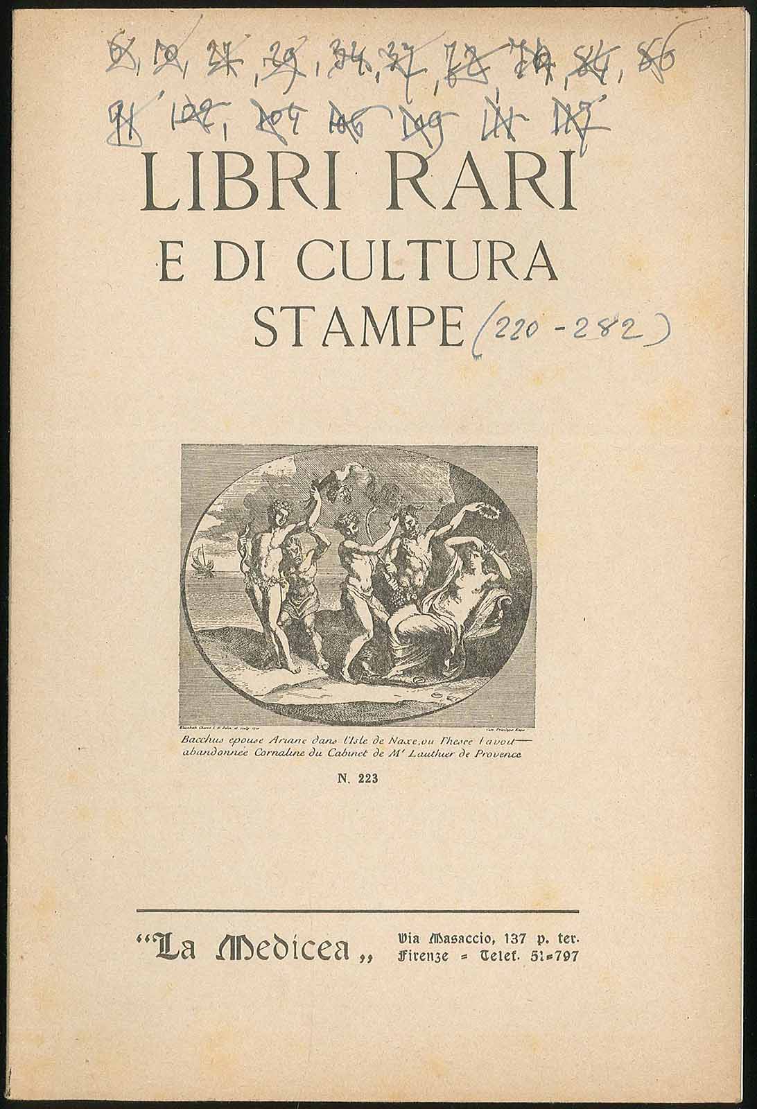 Libri rari e di cultura stampe