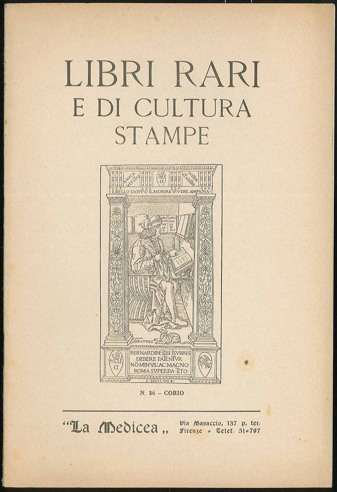 Libri rari e di cultura stampe