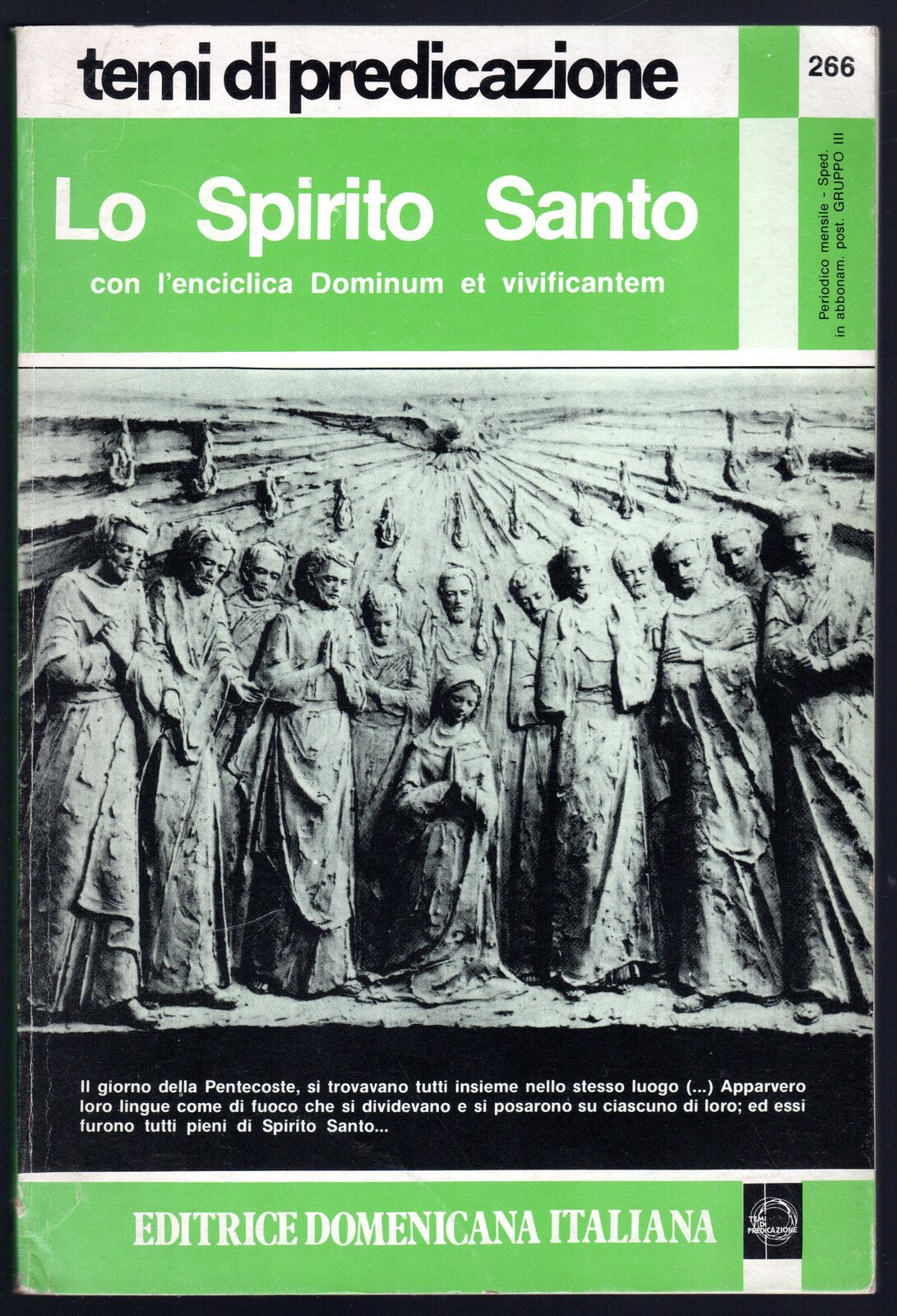 Lo Spirito Santo con l'enciclica Dominum et vivificantem