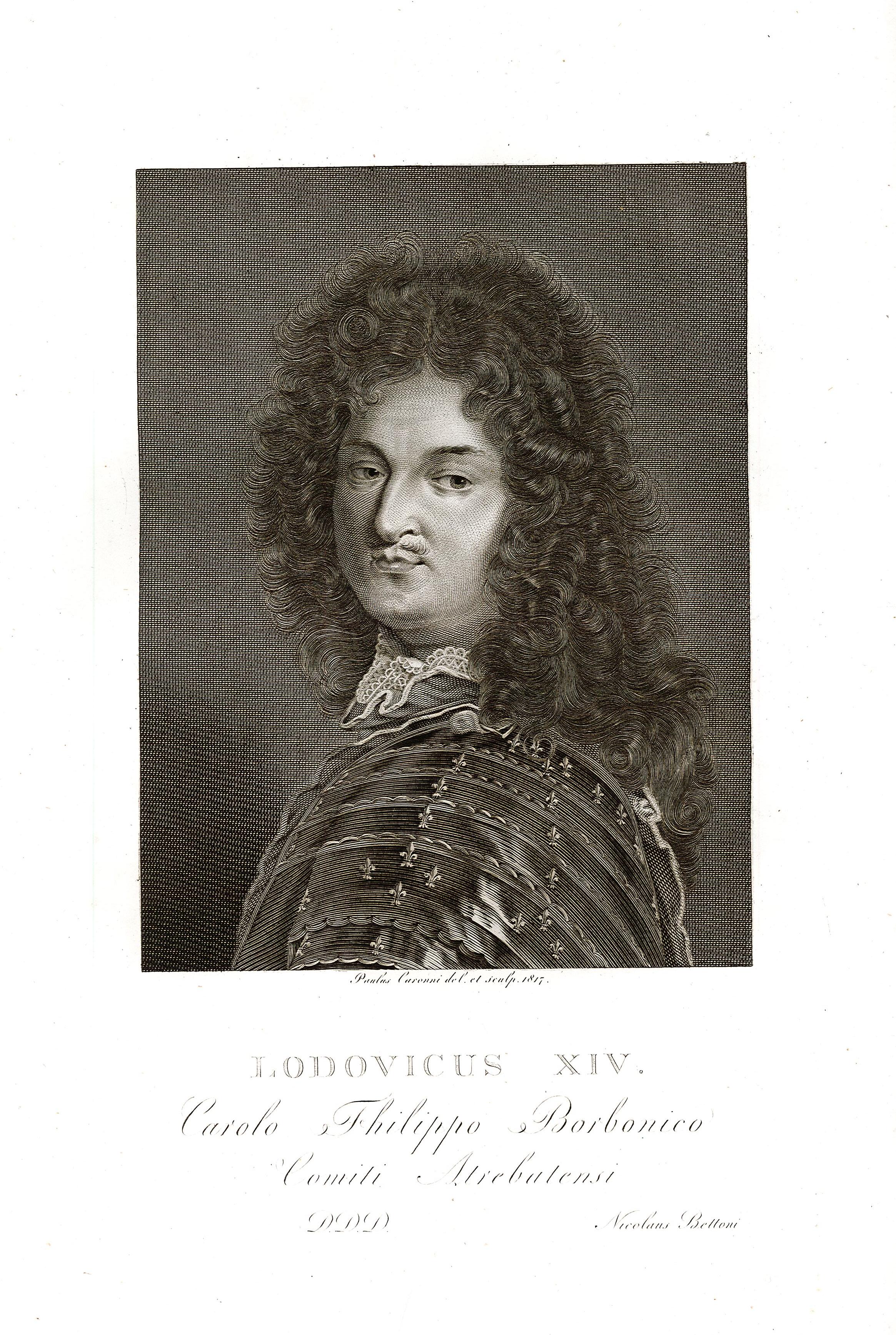 Lodovicus XIV - Carolo Philippo Borbonico Comiti Atrebatensi