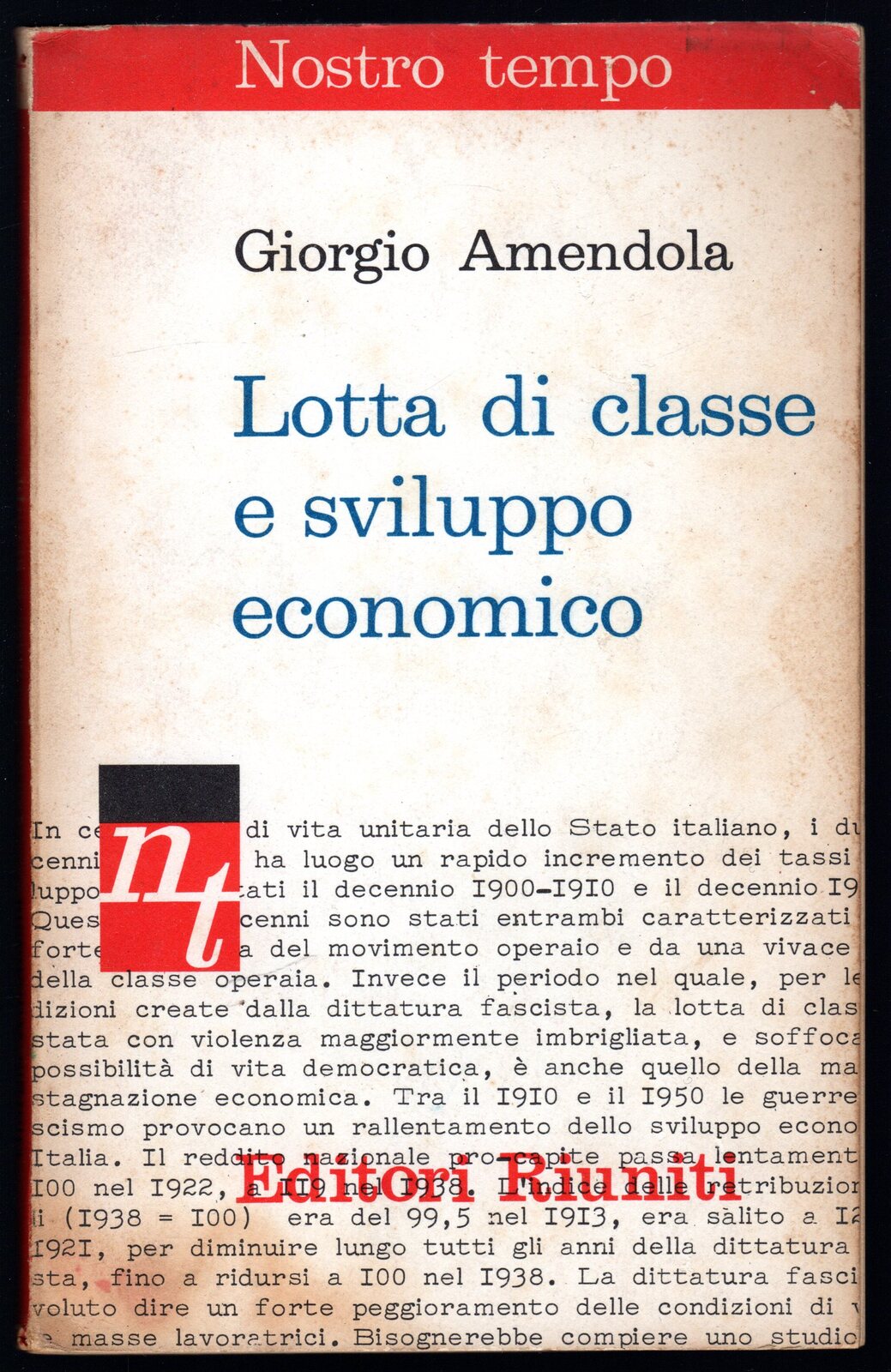 Lotta di classe e sviluppo economico