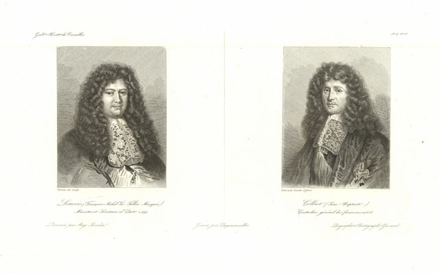 LouvoisF(francois-Michel Le Tellier Marquis) . - Colbert (Jean Baptiste) .