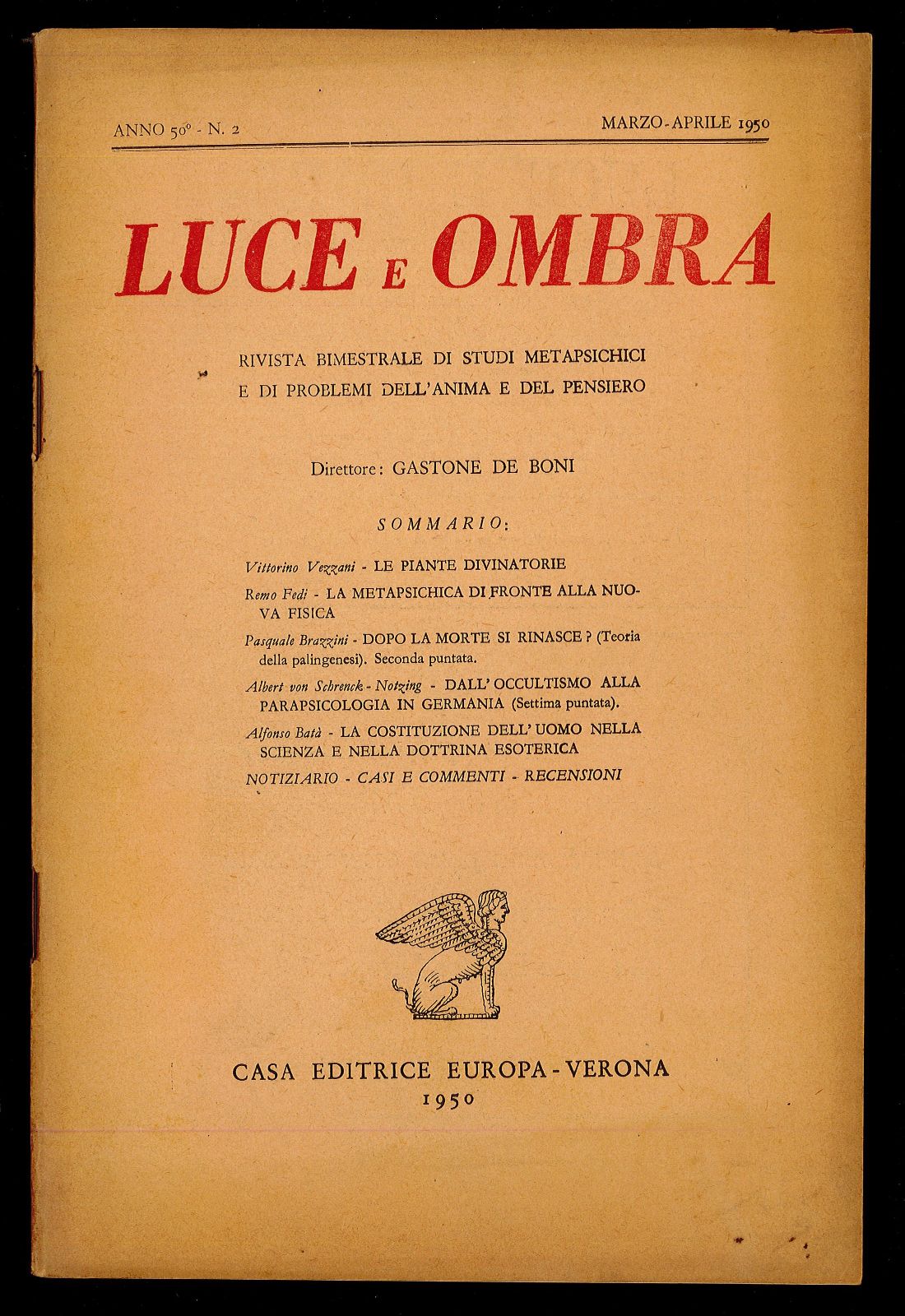 Luce e ombra 1950 n.2