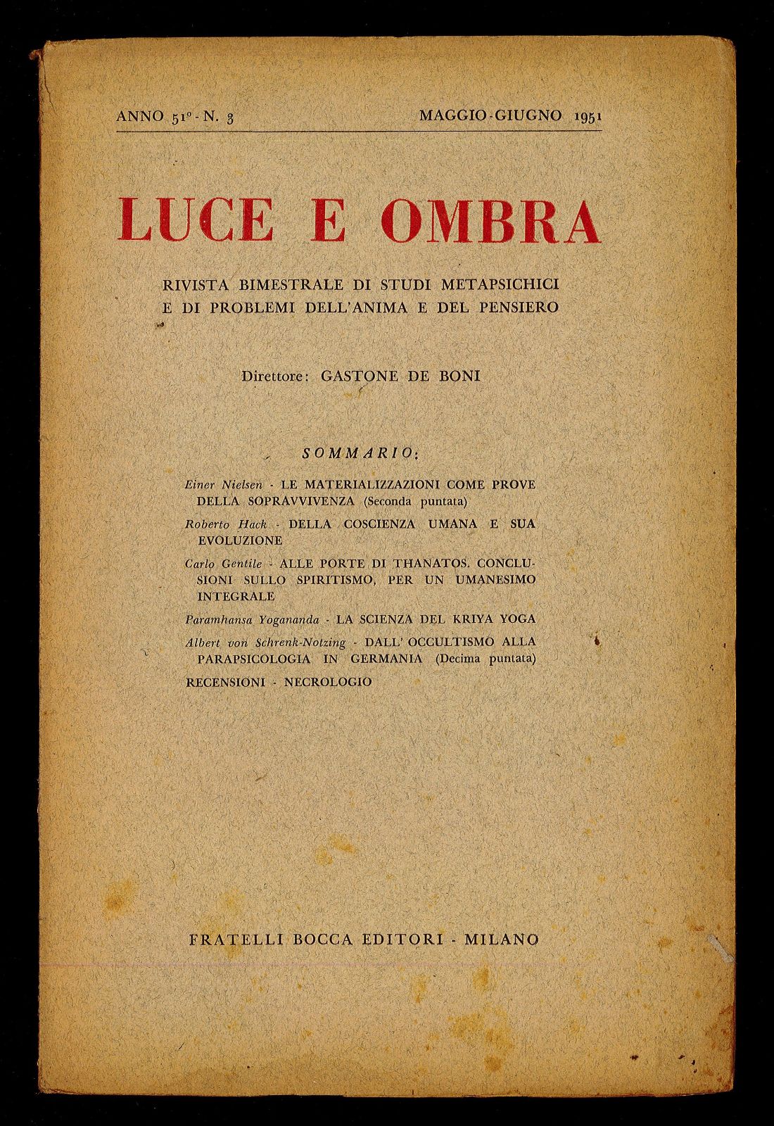 Luce e ombra 1951 n.3