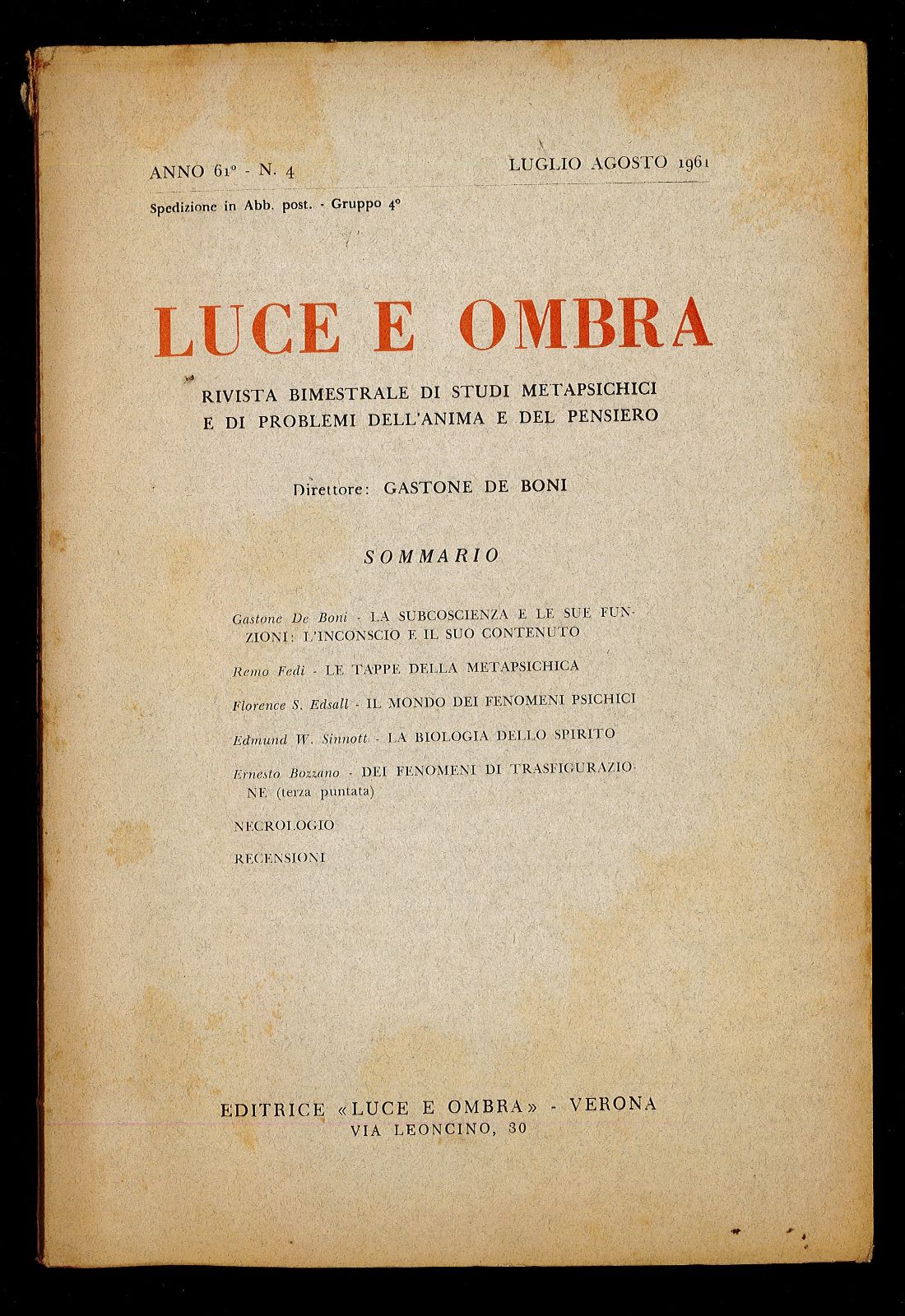 Luce e ombra 1961 n.4