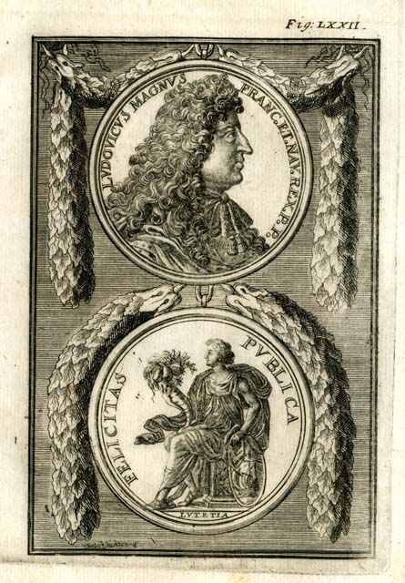 Ludovicus Magnus Franc. et. Nav. Rex. P.P.