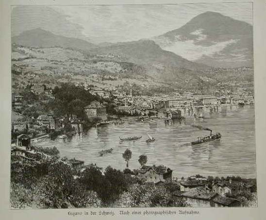 Lugano in der Schweiz