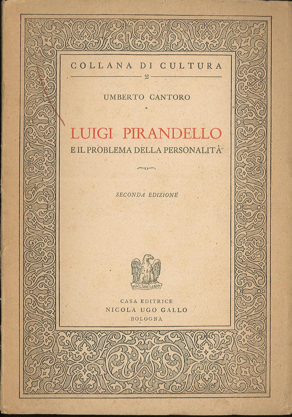 Luigi Pirandello e il problema della personalità