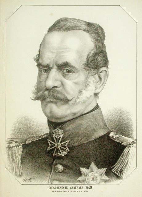 Luogotenente Generale Roon / Ministro della Guerra e Marina