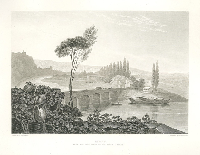 Lyons / from de confluence of the Rhone & Saone