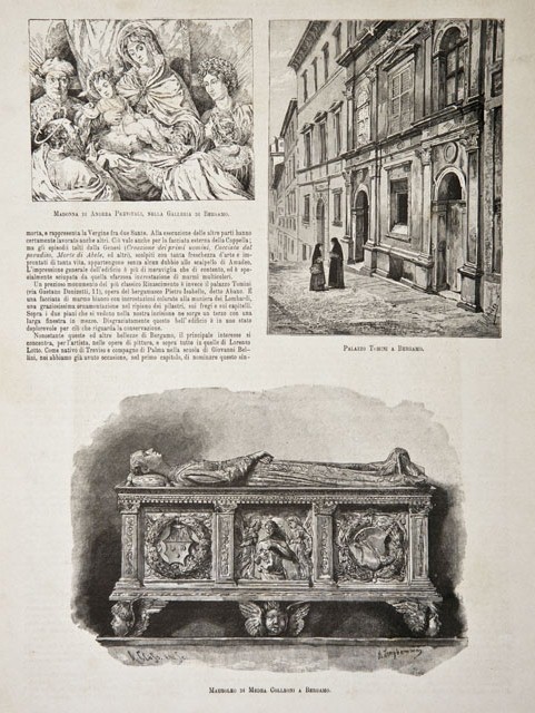 Madonna di Andrea Previtali, nella Galleria di Bergamo / Palazzo …