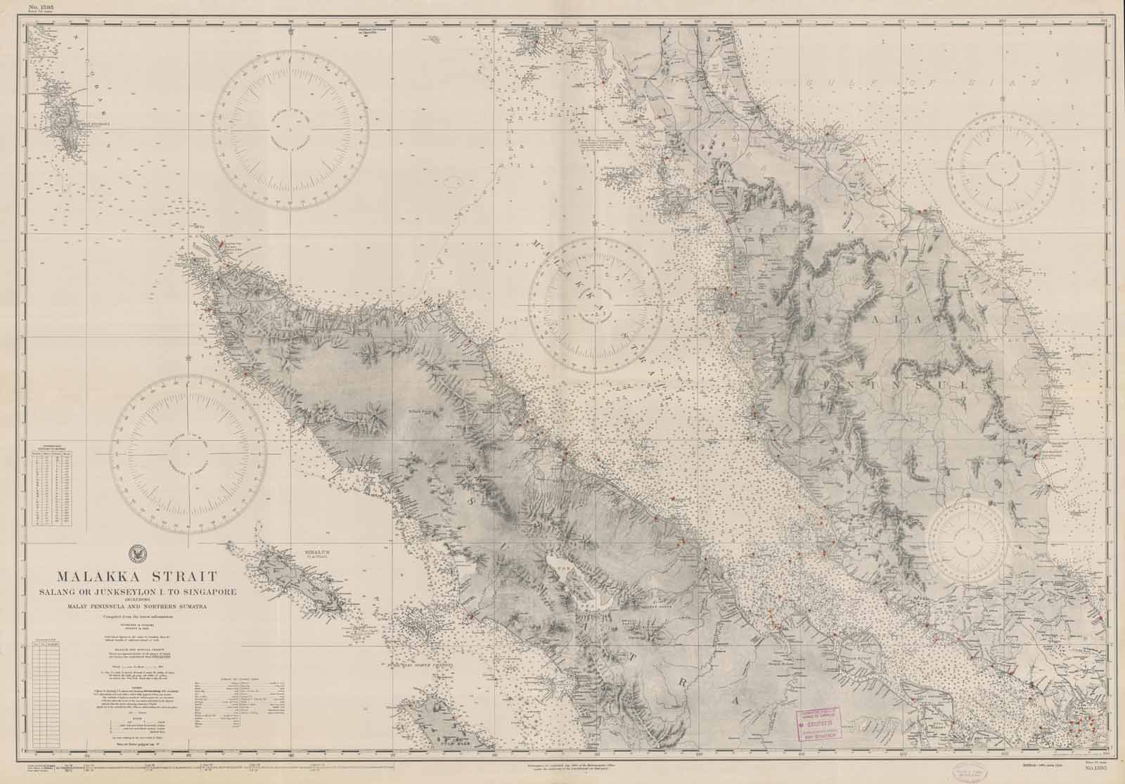 Malakka Strait Salang or Junkseylon I. to Singapore including Malay …