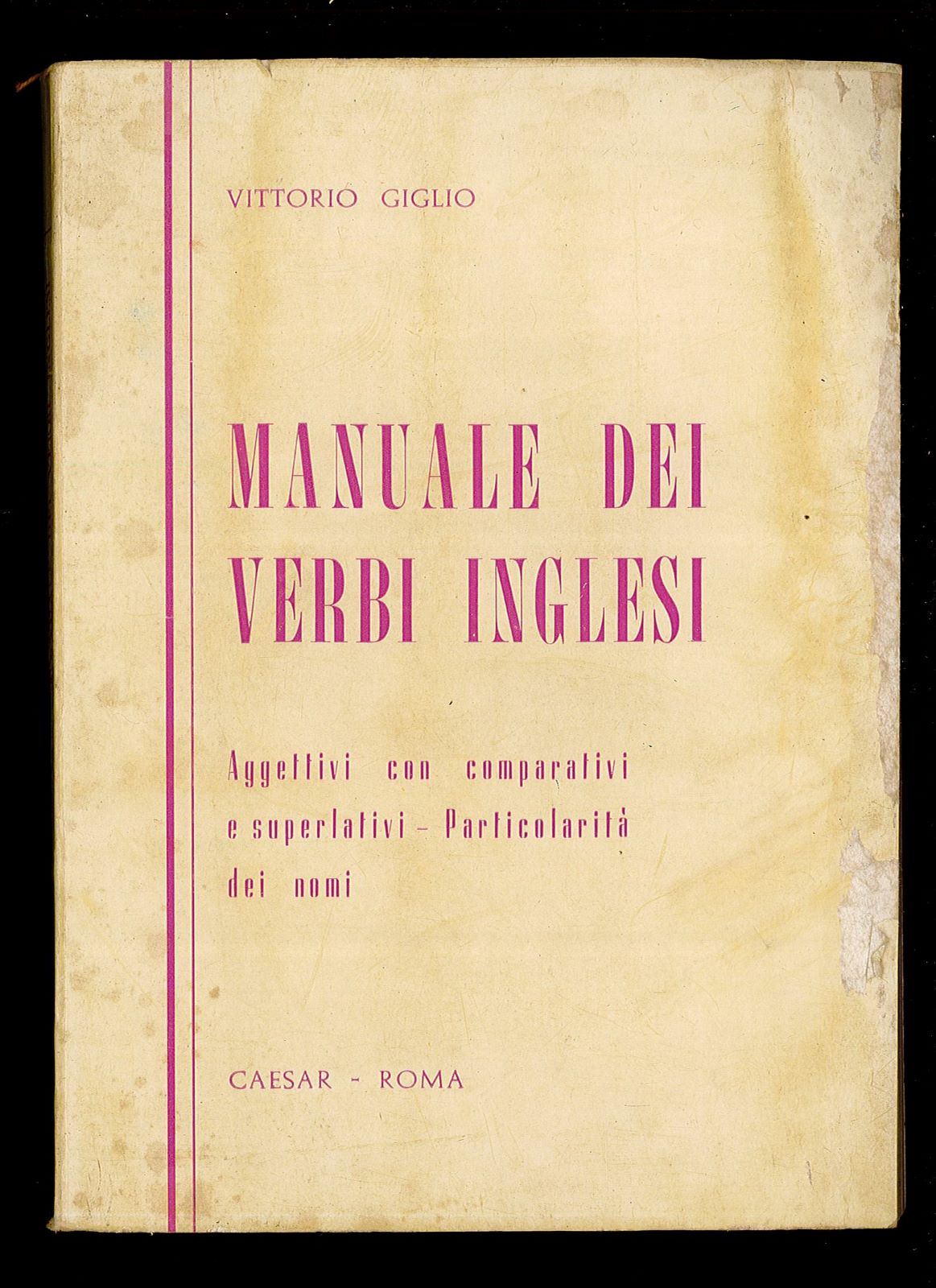 Manuale dei verbi inglesi