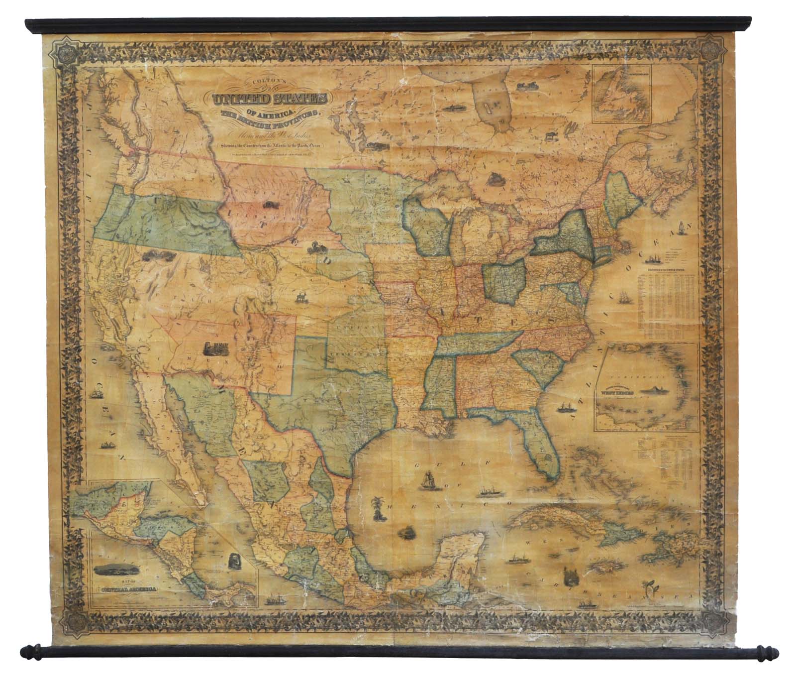 Map of the United States of America, the British Provinces, …