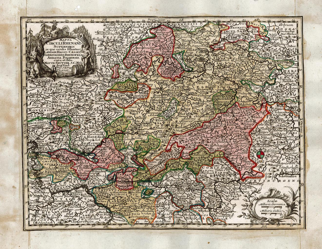 Mappa Circuli Rhenani Superioris .