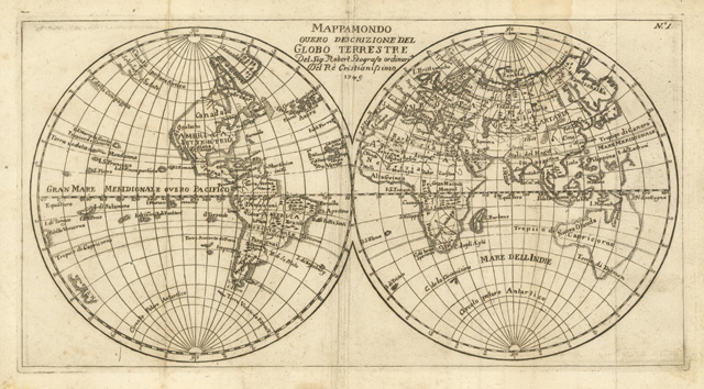 Mappamondo overo descrizione del globo terrestre