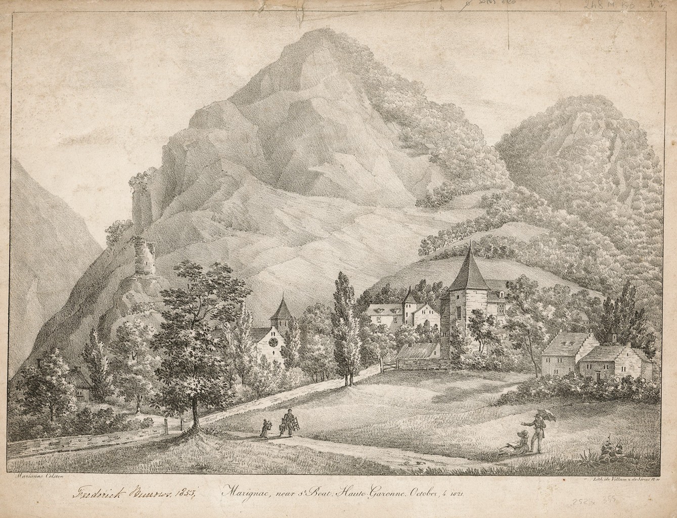 Marignac, near St. Beat. Haute Garonne. October, 4 1821