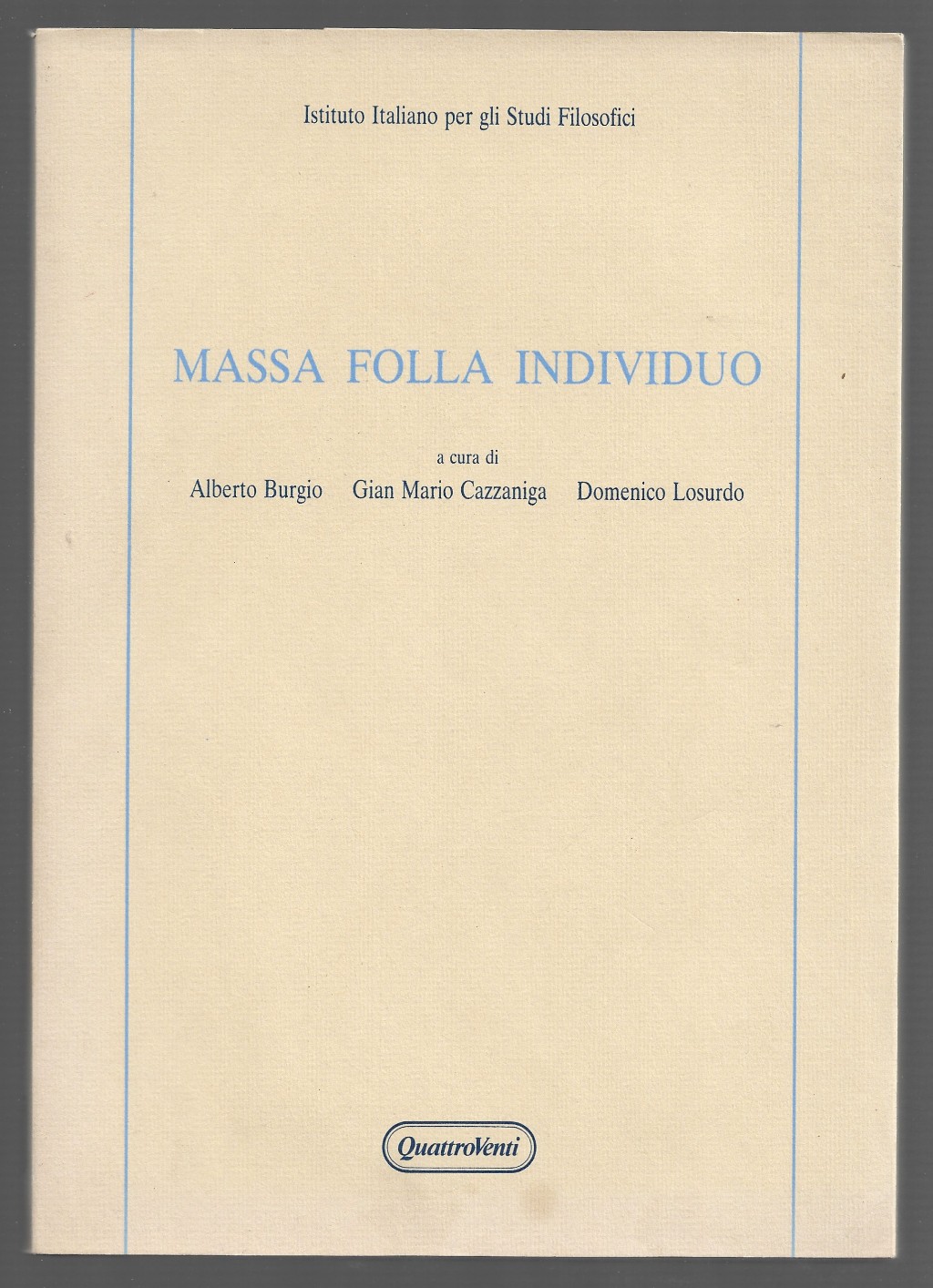 Massa folla individuo