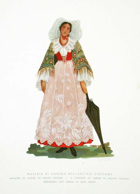 Massaia di Carema nell'antico costume