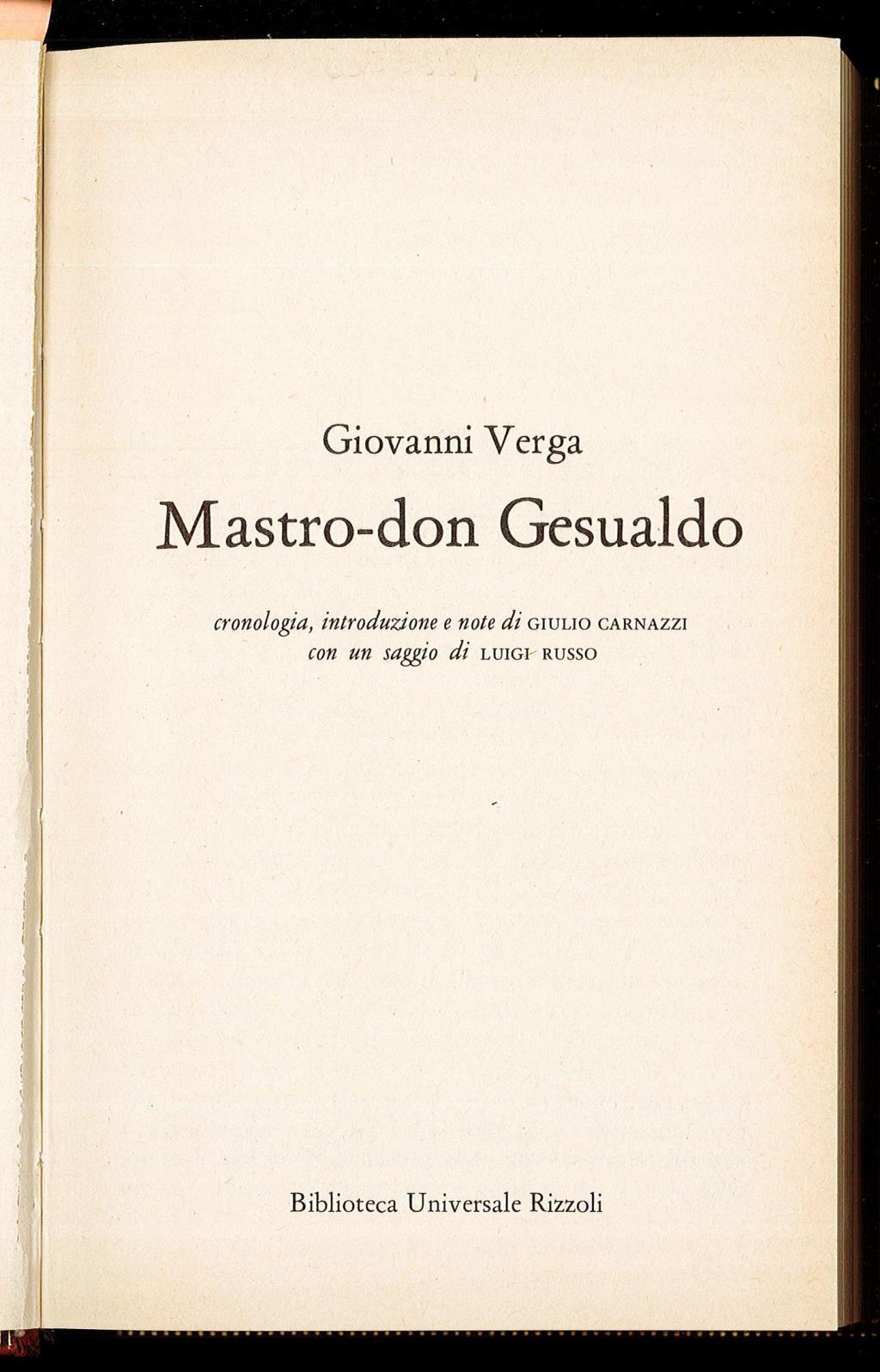 Mastro-don Gesualdo