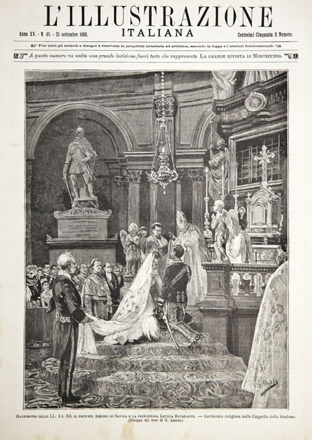 Matrimonio delle LL. AA. RR. il principe Amedeo di Savoia …